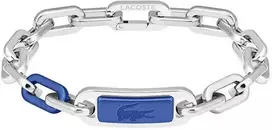 Lacoste Madinga plieninė vyriška apyrankė „Crew 2040368“