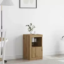 LED Bufetas Amatininkų ąžuolas 41 x 37 x 67 cm Apdirbta mediena