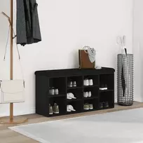 Batų suolelis Juodas ąžuolas 102 x 32 x 50 cm Apdirbta mediena