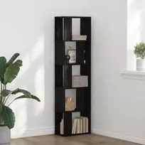 Knygų lentyna 5.0 aukštų 45 x 23,5 x 162,5 cm Juodas ąžuolas