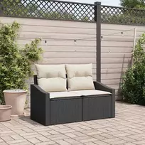 Sodo sofa su pagalve 123 x 62 x 69 cm poliratanas