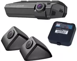 Alpine DVR-F790 vaizdo registratoriaus rinkinys su 2 šoninėmis kameromis