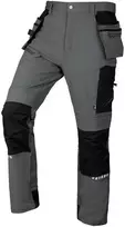Neo Tools Darbo kelnės Mix&Match su kišenėmis ir Cordura, pilkos-juodos, XL dydis
