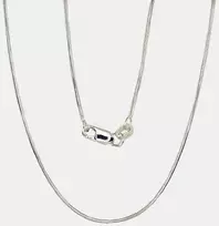 Sidabrinė grandinėlė Snake 1 mm - 3.9 g. - 1 mm. - 45