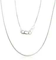 Sidabrinė grandinėlė Snake 1 mm - 3.9 g. - 1 mm. - 45