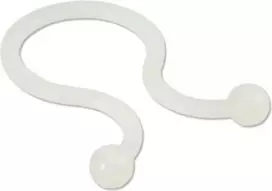 Baltas kabelių laikiklis „Inline Organizer“, 100 vnt. (59966Q)