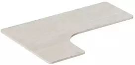 Powerton ERGO EDGE TOP kampinis stalviršis 160x110-60x2,5 cm, akacijos mediena
