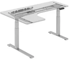 Neutralle Powerton ERGO EDGE kampinis stalo rėmas su elektriniu reguliavimu, 125 kg keliamoji galia, rutulinis
