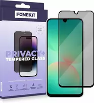 „FoneKit Privacy+“ viso ekrano apsauginis grūdintas stiklas, „Samsung Galaxy A26“