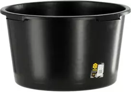 Toya Sa Poland Statybinė balėja / vonelė | juoda | apvali | 60 l (06406)