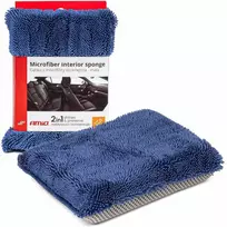 Mikropluošto kempinė automobilio salonui, 15x10x3 cm AMiO-03844