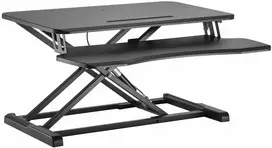 Įranga Equip ERGO monitoriaus stalas su sėdynės/stovo stovu juodas 15kg
