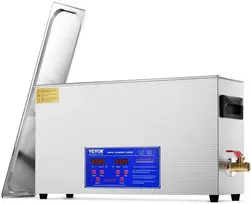 10L ultragarsinis ginklų valiklis, 300W galios, su laikmačiu ir šildytuvu