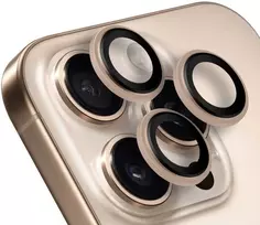 OBAL:ME lešio apsauga skirta Apple iPhone 16 Pro/16 Pro Max Desert Titanium