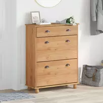 Batu skrynia ASKIM Ruda 85 x 35 x 108 cm Kietos pušies mediena