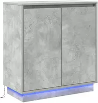 LED Bufetas Betono pilka 71 x 34,5 x 75 cm Apdirbta mediena