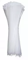 Techly Techly Kabelių raiščiai 370X3,6mm balti 100vnt