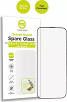 Mobile Origin ekrano apsauga su atsarginiu stiklu, visiškai padengianti „iPhone 16 Pro“