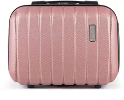 Kelioninis Solier Luggage Kosmetinis kelionių lagaminėlis XS ABS STL902 - Rožinis auksas