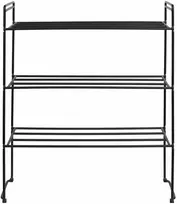 Nežinomas Shoe rack. juodas. 25 cm x 49.5 cm x 60 cm