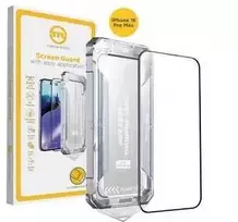 „Mobile Origin Geltona“ ekrano apsauga su paprastu uždėjimu, skirta „iPhone 16 Pro Max“.