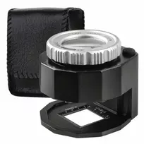 Didinamasis stiklas su LED UV apšvietimu ir perforacija 30x