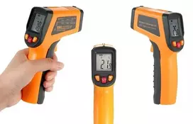 Lazerinis bekontaktis termometras nuo -50 iki 400C