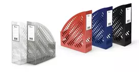 Stovas dokumentams Forpus, 7cm, juodas, plastikinis