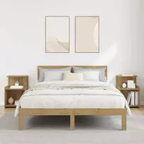 Šalia lovos spintelė 2 pcs Amatininkų ąžuolas 40 x 35 x 60 cm