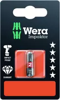 Antgalis Wera Impactor 851/1 IMP DC, 1 x PH2 x 25 mm, blisteryje