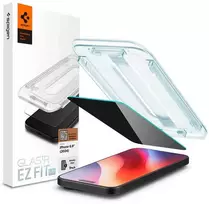 Apsauginis stiklas Spigen Glass tR EZ Fit HD (Privacy) 1 Pack, transparency - iPhone 16 Pro Max