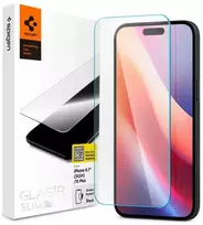 „Spigen Glass tR Slim HD“ 1 vnt., skaidrus – iPhone 16/15 Plus