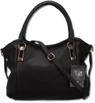 Moteriška rankinė BAD&BAGS, juoda, eko oda