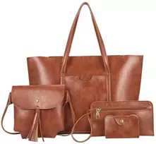 Moteriška odinė rankinė BAD&BAGS, ruda
