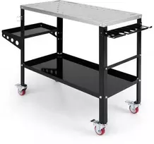 Promotions Suvirinimo stalas, 128x46x88 cm, Juodas
