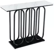 Promotions Konsolės staliukas, 100x30x80 cm, juoda ir balta