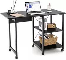 Promotions Sulankstomas biuro stalas, 106.7x53.3x76.2 cm, juodas