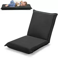 Sofa Promotions Grindų kėdė, reguliuojama 6 padėtys, 100,3x45,7x7,6 cm, juoda