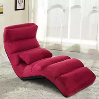 Sofa Promotions Sulankstomas tingus sofos krėslas, 175x55x20 cm, Burgundiškas