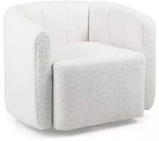 Fotelis Promotions Sūpuojama statinės formos kėdė, 83x70x65 cm, balta