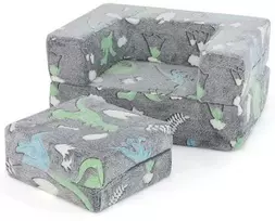 Promotions Vaikiškas žaidimų sofa, 71x53x34 cm, Pilka