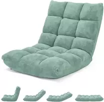 Sofa Promotions Grindų kėdė, 105.4x57.2x15.2 cm, pilka