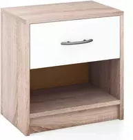 Promotions Naktinis staliukas, 38.1x27.9x40.6 cm, Rudas ir Baltas