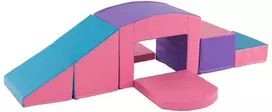 Promotions Minkšti putplasčio statybiniai blokeliai, 60x40x45,5 cm, violetinė rožinė