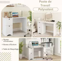Promotions Kompiuterio stalas, 109x50x75 cm, baltas