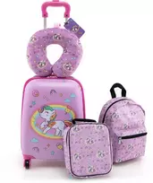 Kelioninis Promotions Vaikiškas lagaminų rinkinys, 38.1x30.5x73.7-81.3 cm, rožinė