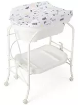 Promotions Kūdikio vystymo stalas su vonelė, 86x50x104 cm, balta