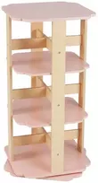 Promotions Sukiojamas vaikų knygų bokštas, 48x48x95,5 cm, rožinis