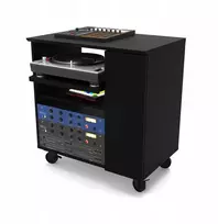 Reloop GLORIOUS Modulinė šoninė lentyna, juoda
