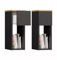 Top E Shop GALAX 20/1S naktinis staliukas, antracito/artisan
